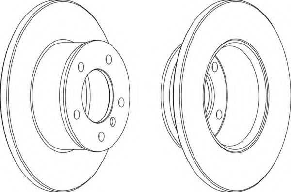FERODO DDF250-1 Brake Disc